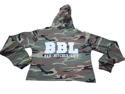 Camo BBL Crop hoodie/ regular hoodie