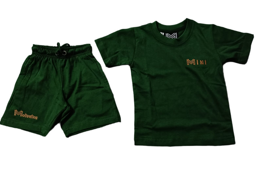 Mini Motivation shorts set