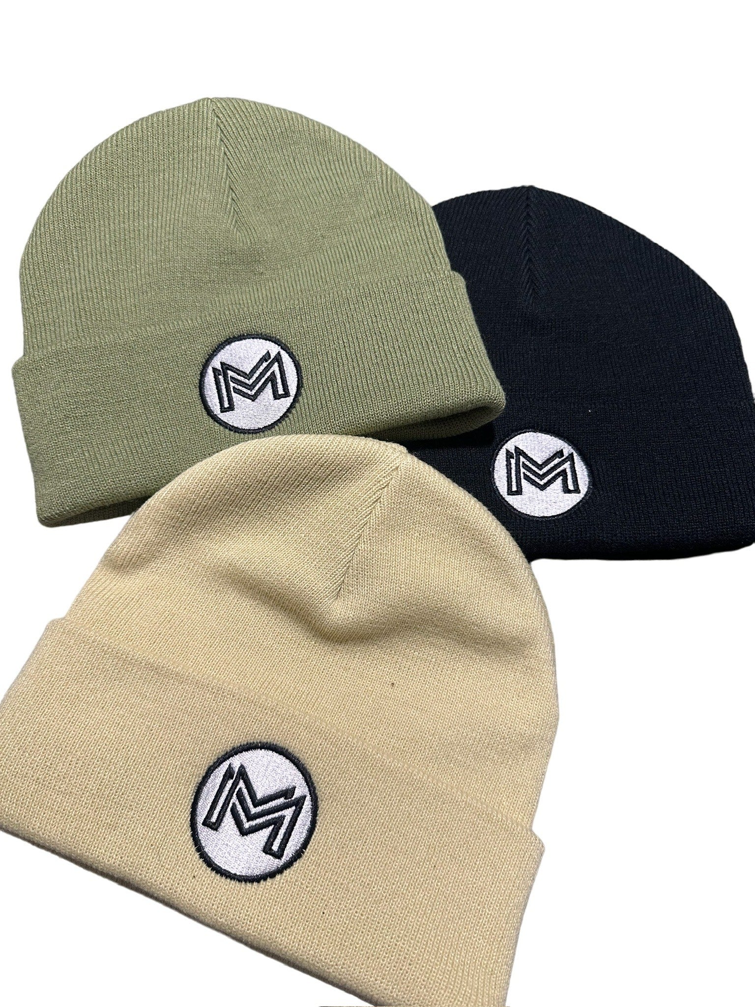 Embroidered Knit Beanie