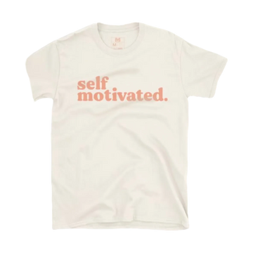 Self Motivated Unisex Tee Tan